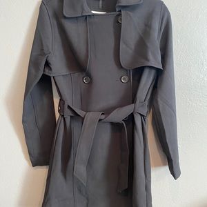 NWT - A&F Drapey Trench Coat - Sz Sm